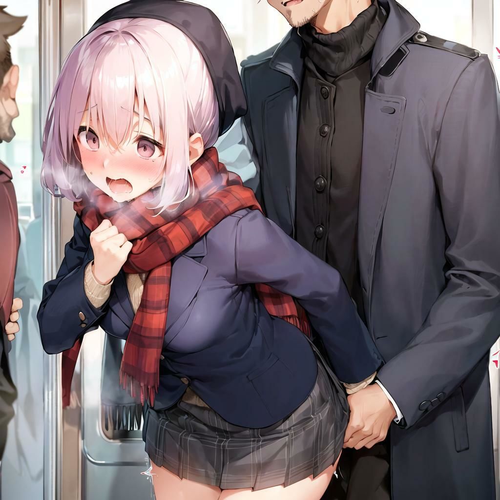 サンプル画像4:制服フェチ  冬の電車の立ちバック編(フェチ工房) [d_515139]