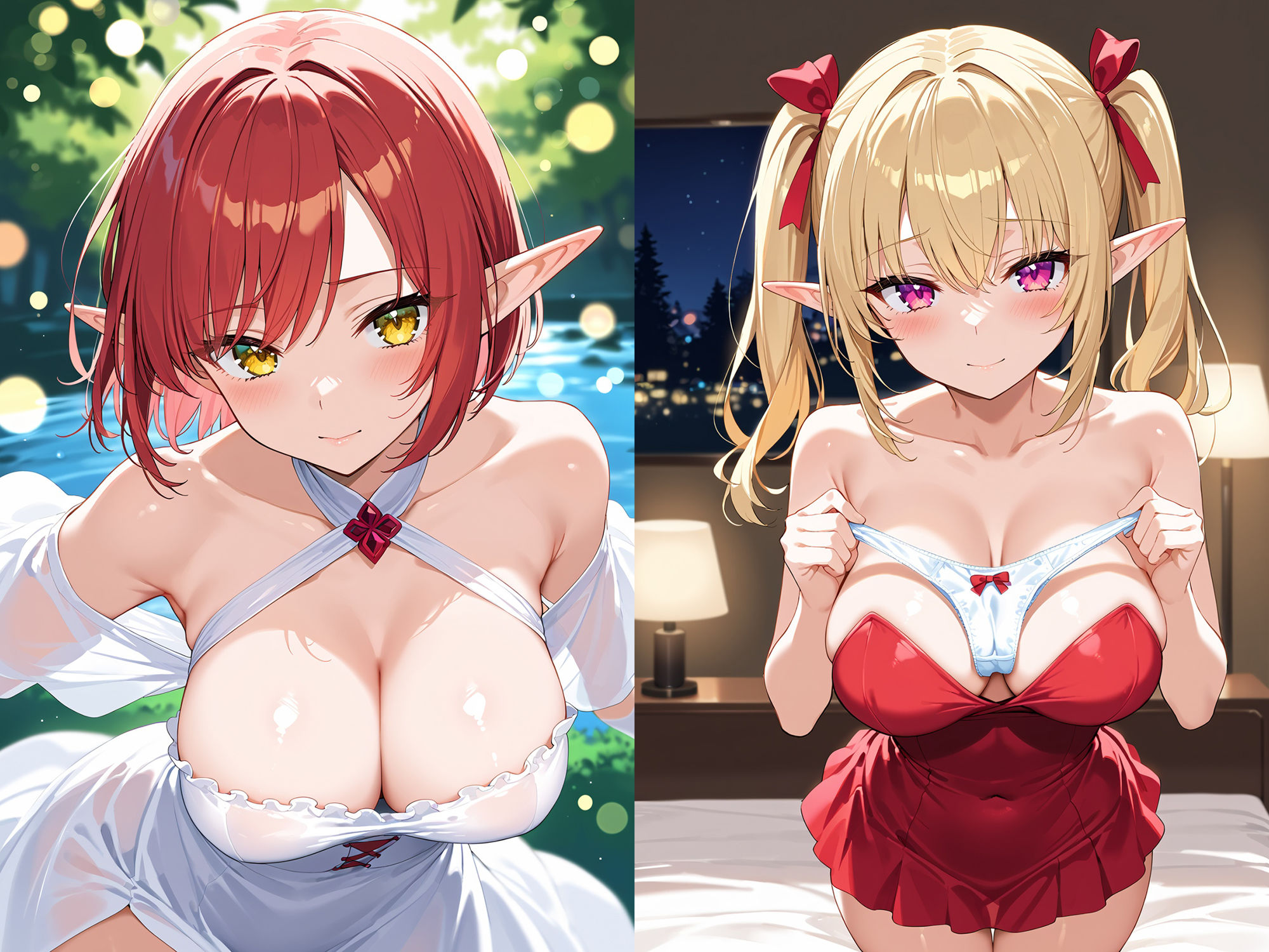 サンプル画像2:異世界に転生したら異種族交流したい！(夢絵織) [d_515150]