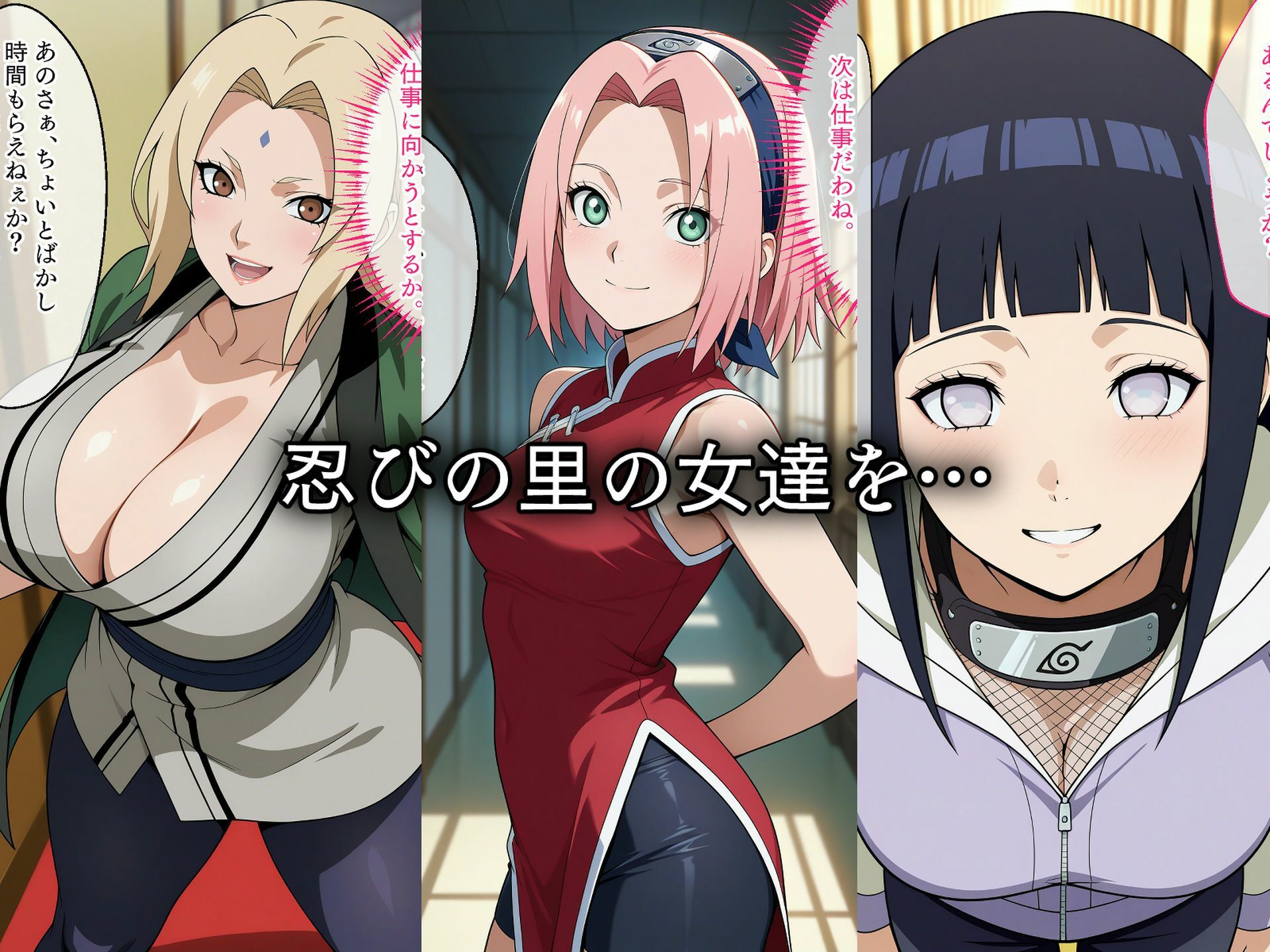 サンプル画像1:寝取られた忍び達〜催〇アプリで種付け完了(ロムッテロ) [d_515155]