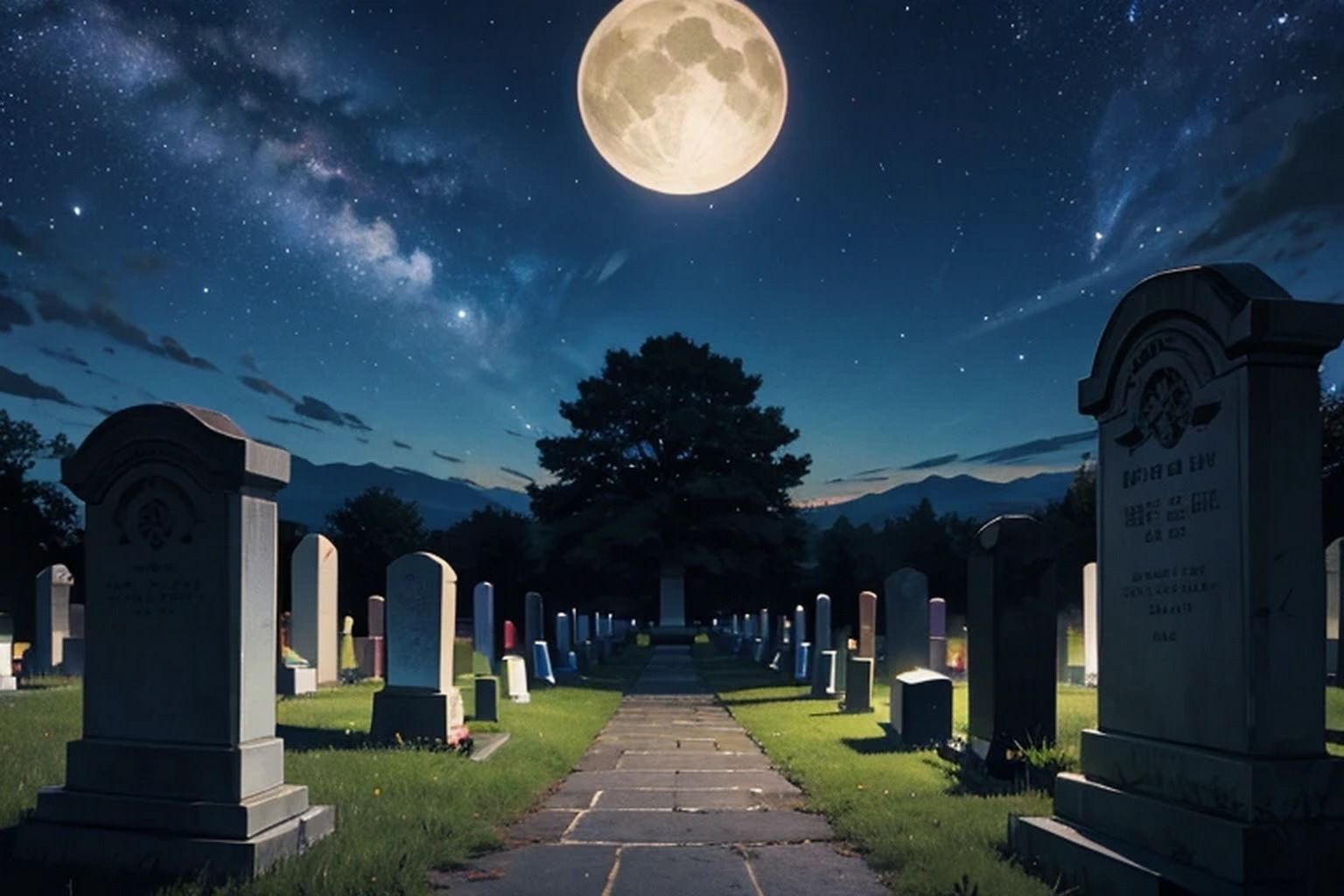 サンプル画像4:墓地 背景素材(豊川内角) [d_515253]