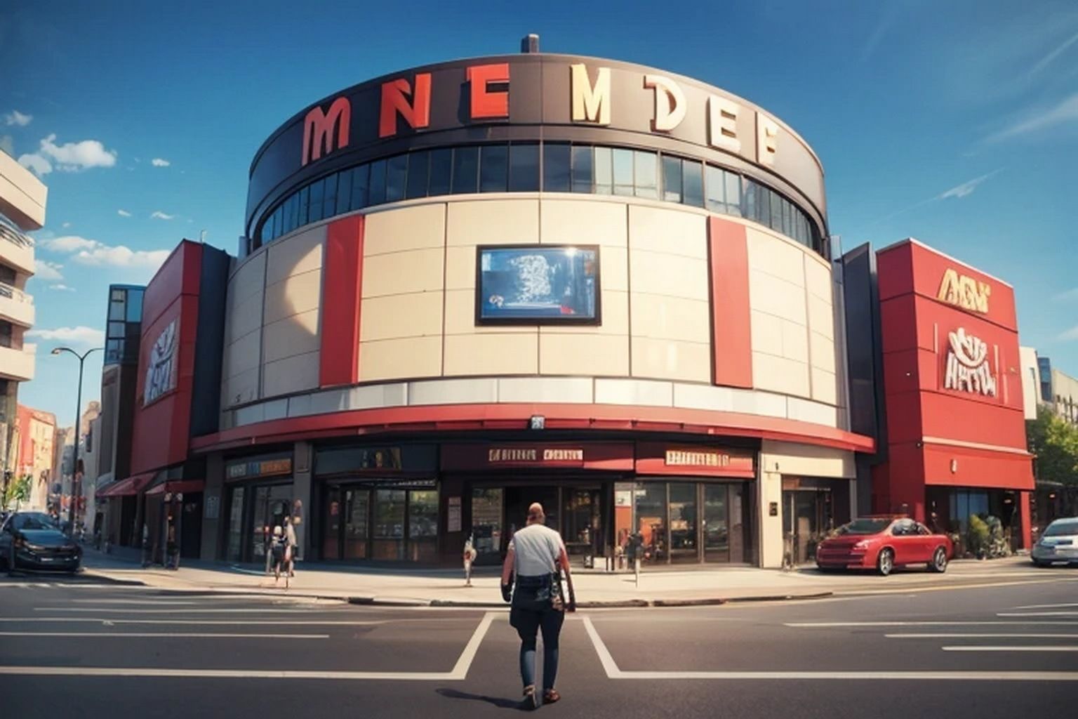 サンプル画像5:映画館  背景素材(豊川内角) [d_515262]