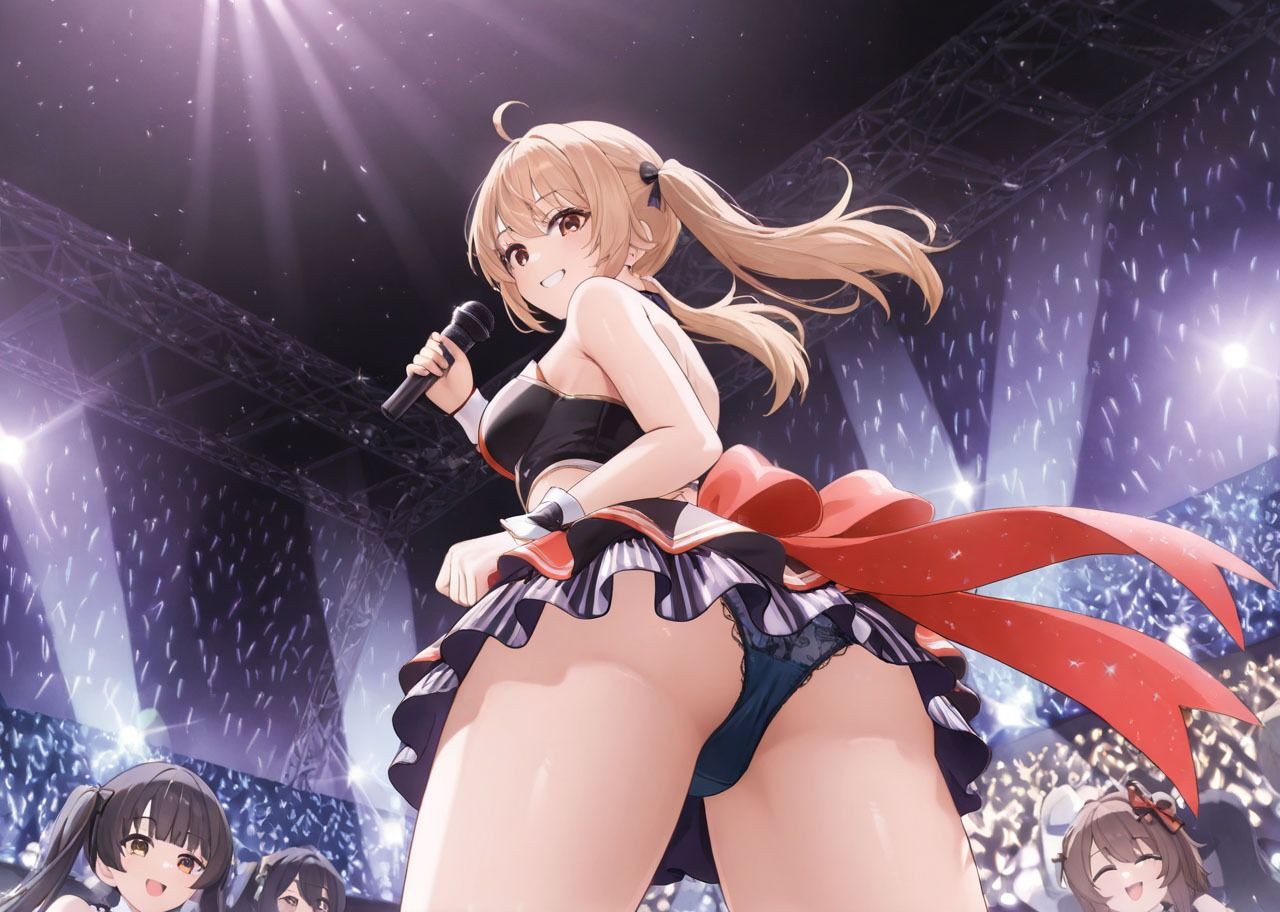 サンプル画像2:推しのライブを下から見る！ポロリ(Ai Girls Labo) [d_515277]