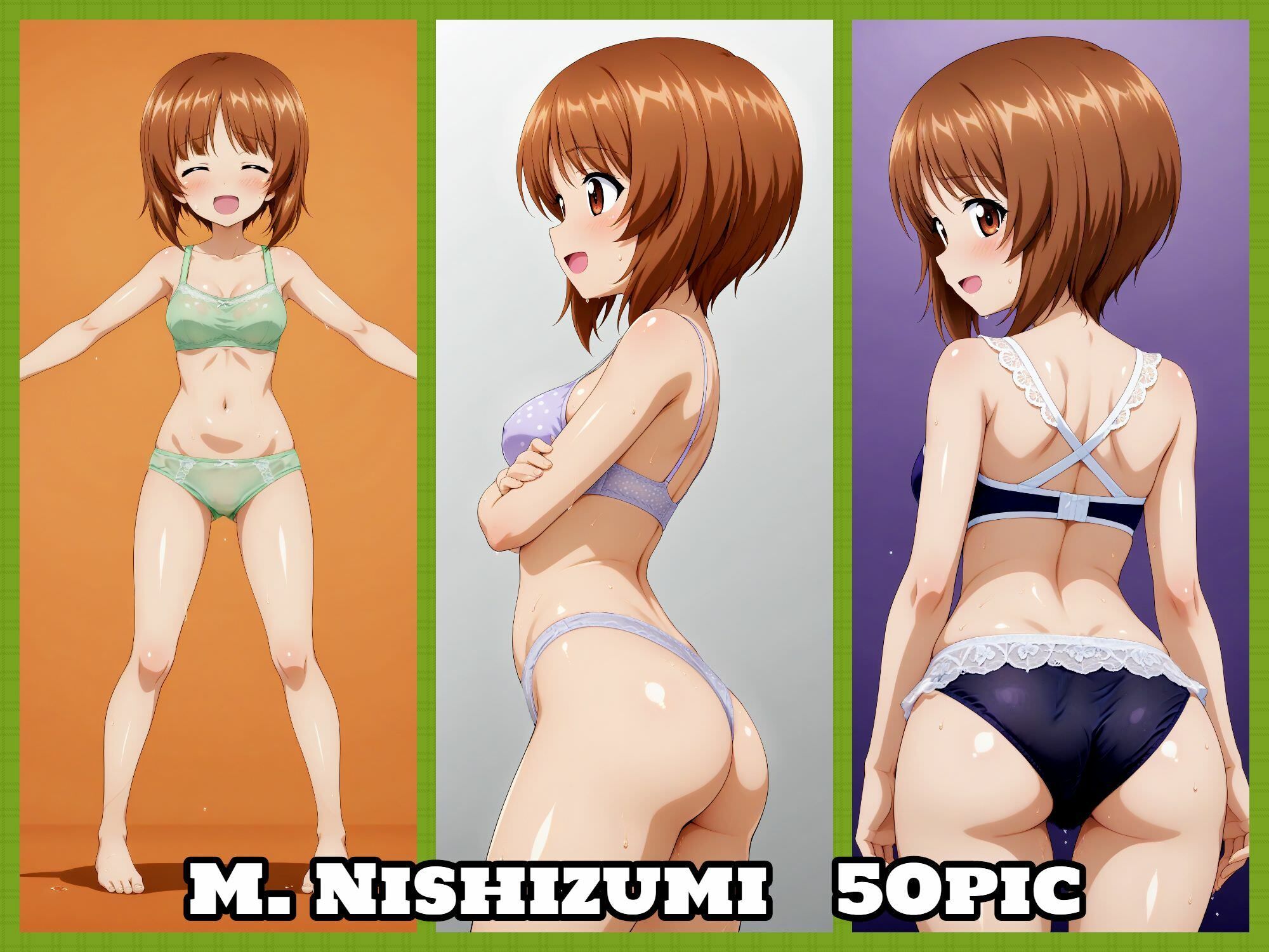 サンプル画像3:Girls underwear panties and bra あんこうチーム編(令和の池田亀太郎) [d_515286]