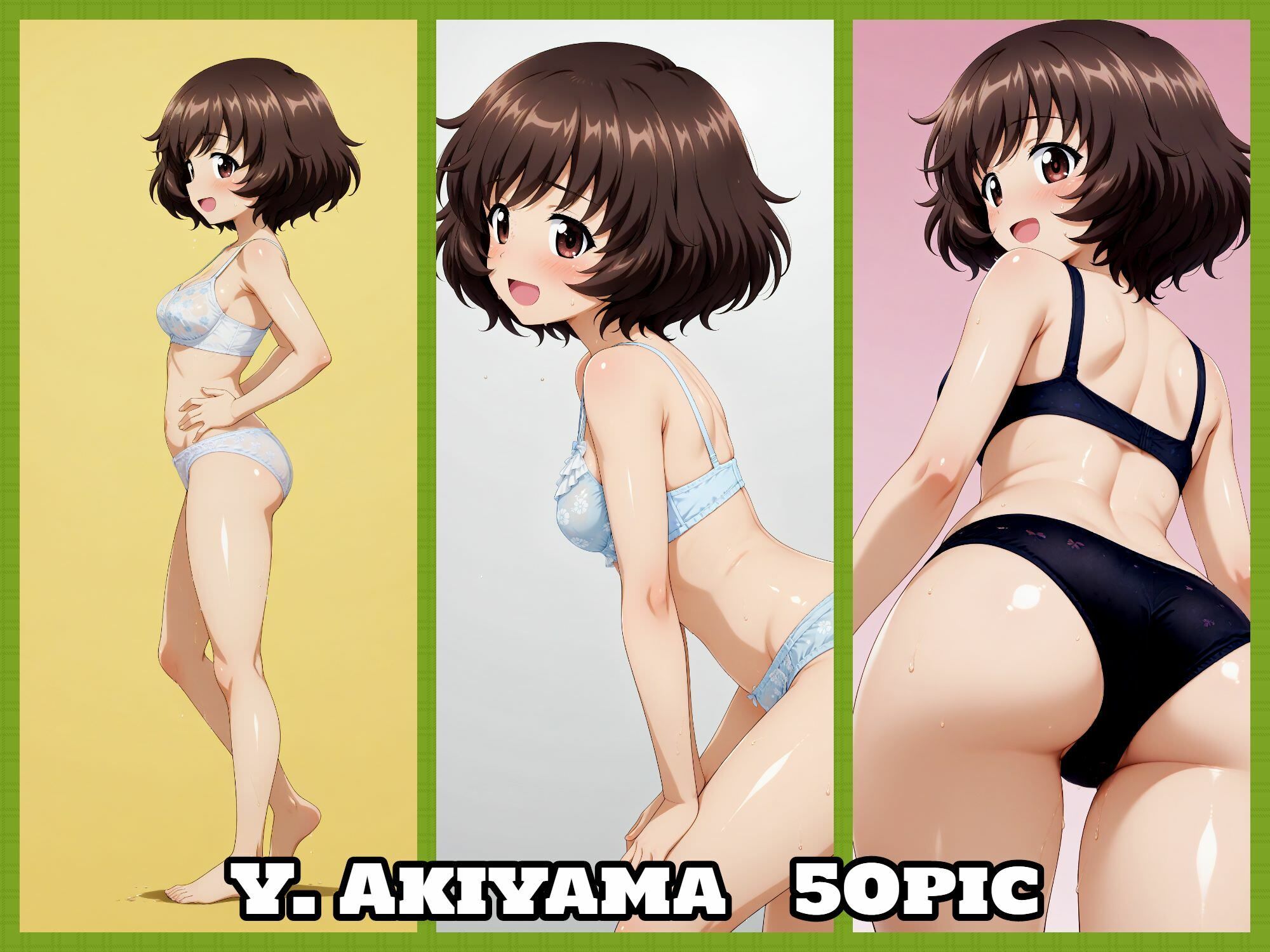 サンプル画像5:Girls underwear panties and bra あんこうチーム編(令和の池田亀太郎) [d_515286]