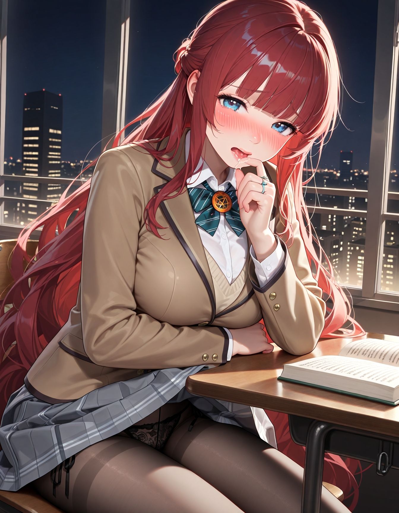 サンプル画像2:今ここでパンツ見せて 〜誰にもバレないようにね〜(ニッチッチ) [d_515357]