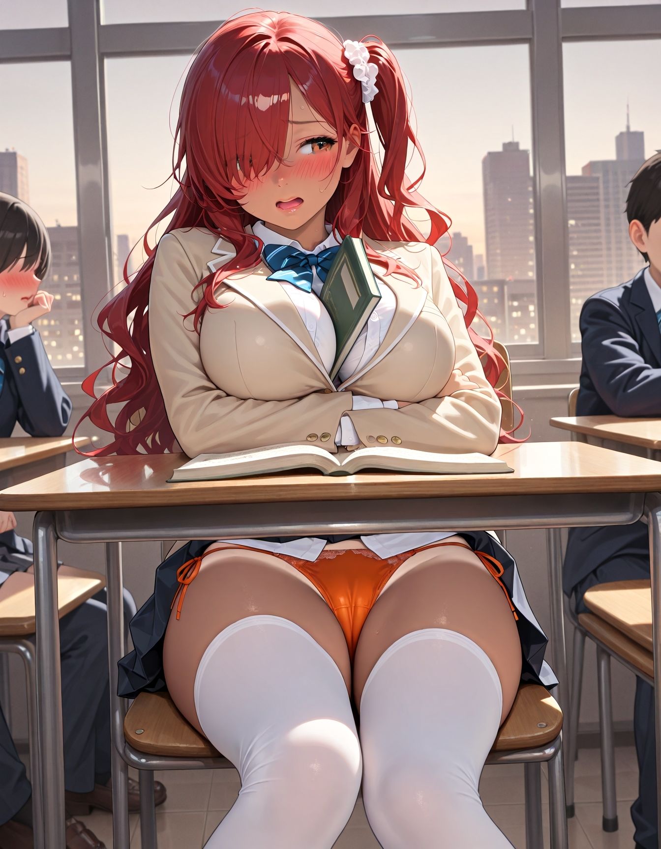 サンプル画像4:今ここでパンツ見せて 〜誰にもバレないようにね〜(ニッチッチ) [d_515357]