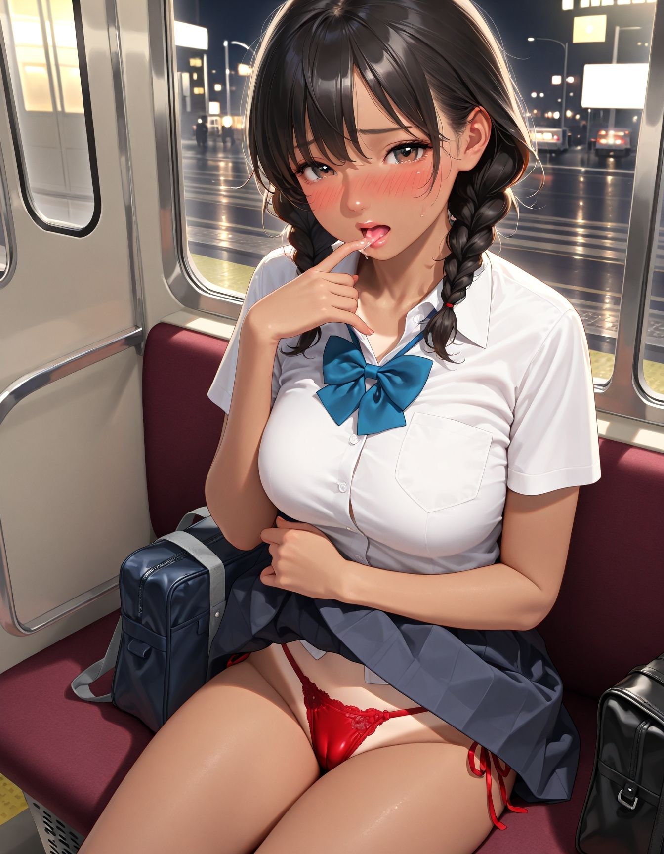 サンプル画像6:今ここでパンツ見せて 〜誰にもバレないようにね〜(ニッチッチ) [d_515357]