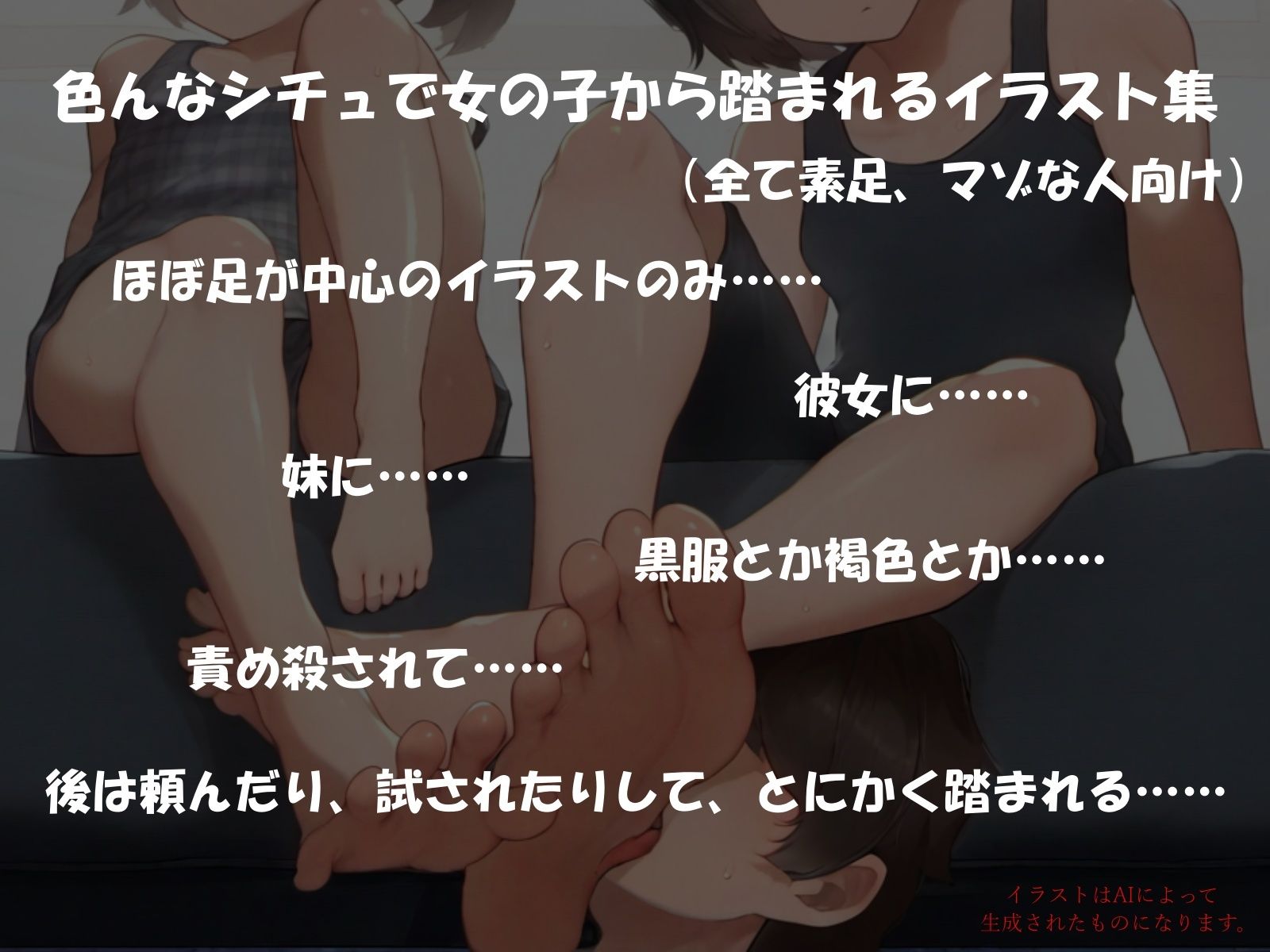 サンプル画像5:素足で踏まれる…(ShiriTOAshi) [d_515406]