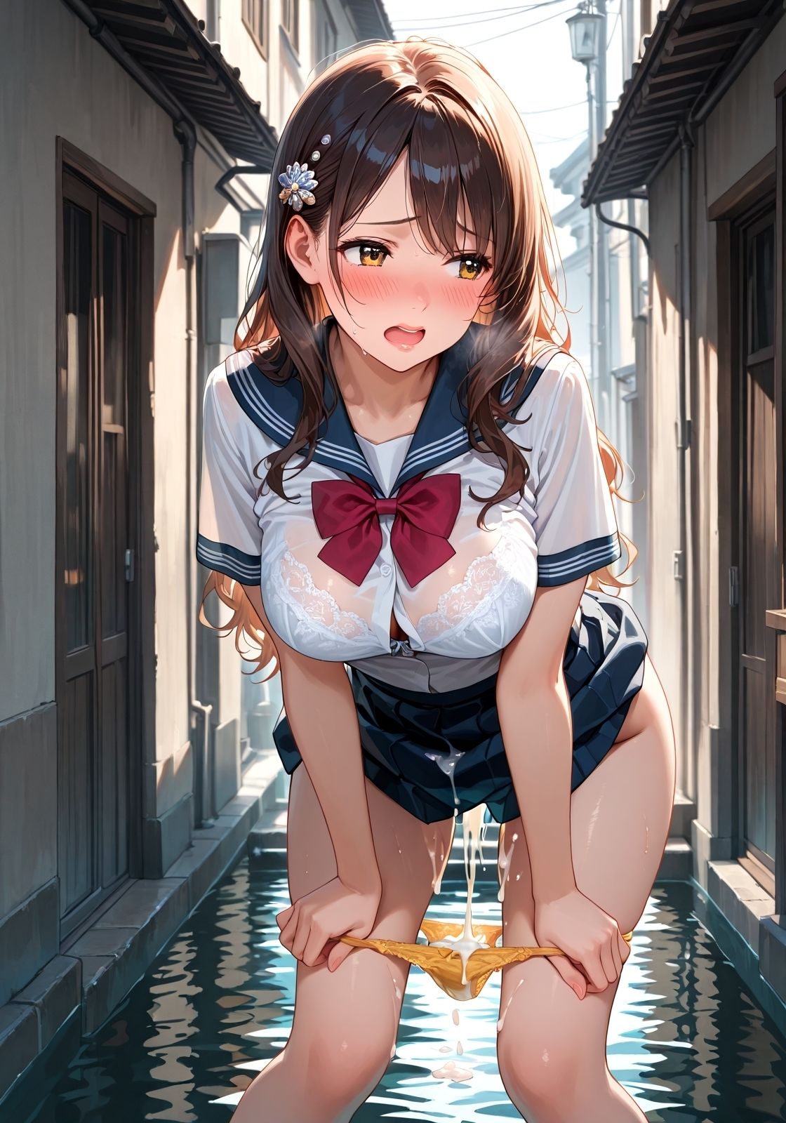 俺のオナホ見て 〜こいつ中出しされた状態で歩いてました〜のサンプル画像 6