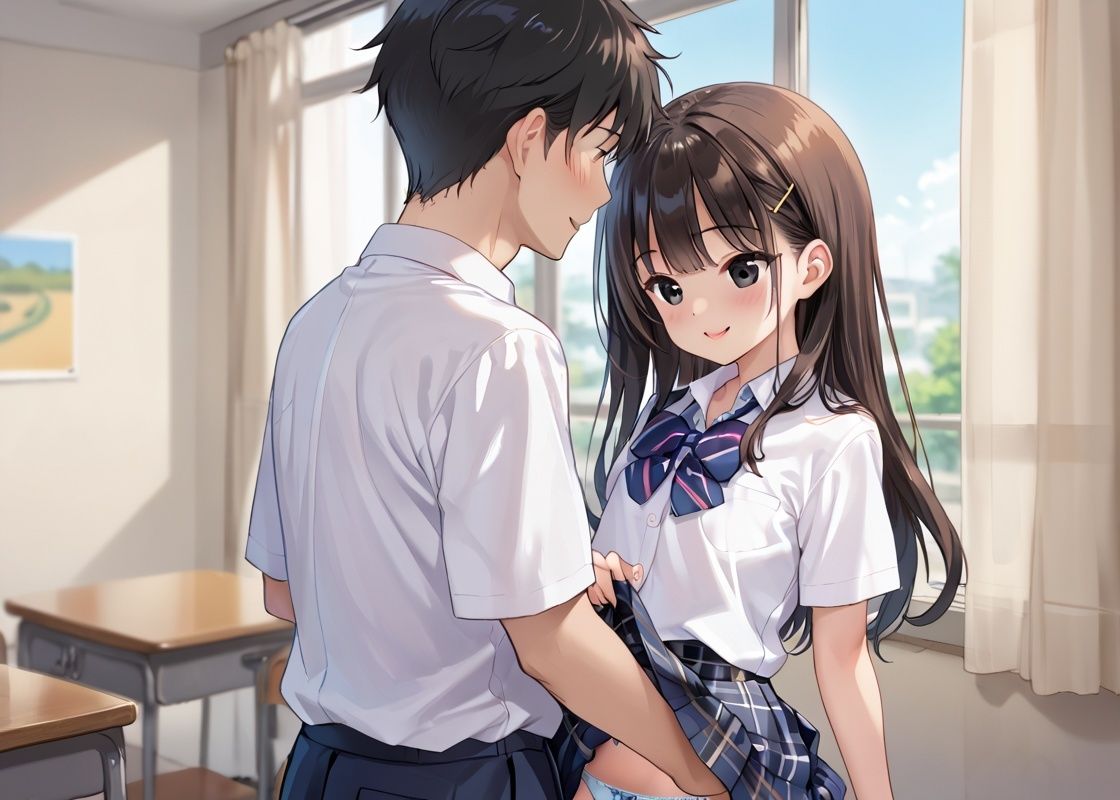 サンプル画像3:つるぺた女子か男の娘かHして確かめる(sksk) [d_515418]