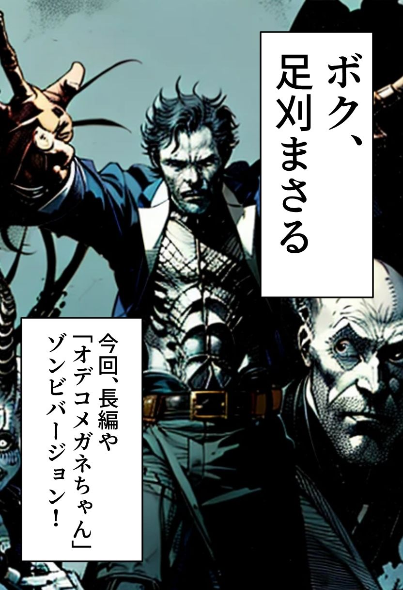 サンプル画像1:ゾンビオデコメガネちゃんと闇テーマパークでデート  出会い編(コーンパン) [d_515440]