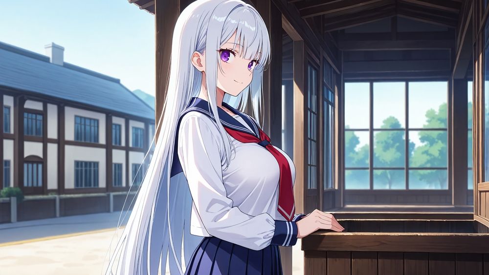 サンプル画像2:濡れ透け白競泳水着―純潔が堕ちる背徳の波【4K】(ニート印刷所) [d_515445]