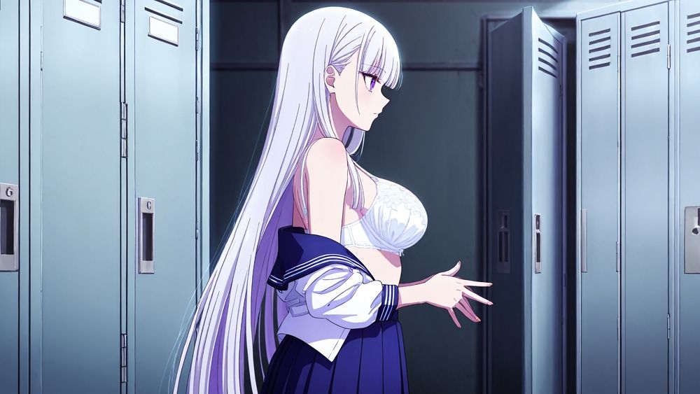 サンプル画像4:濡れ透け白競泳水着―純潔が堕ちる背徳の波【4K】(ニート印刷所) [d_515445]