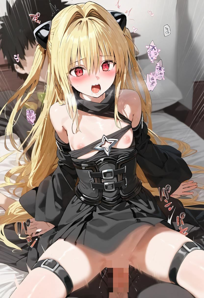 サンプル画像5:ToLOV○る喘ぎ声セリフ入りイラスト集 全12キャラ収録(STUDIOヒロイン) [d_515449]