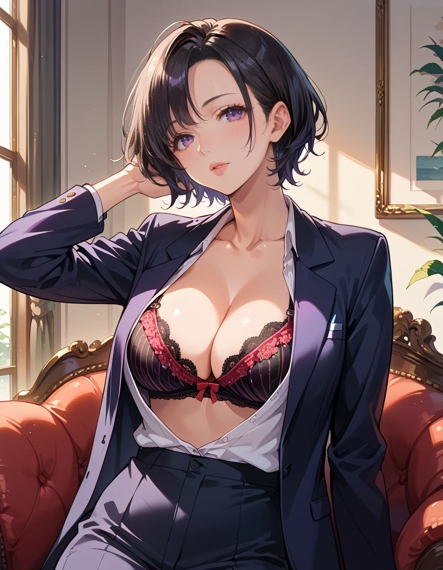 サンプル画像2:麗人画報8 -魅惑のスーツスタイル 優美なキャリアウーマン-(Naughty Palette) [d_515561]