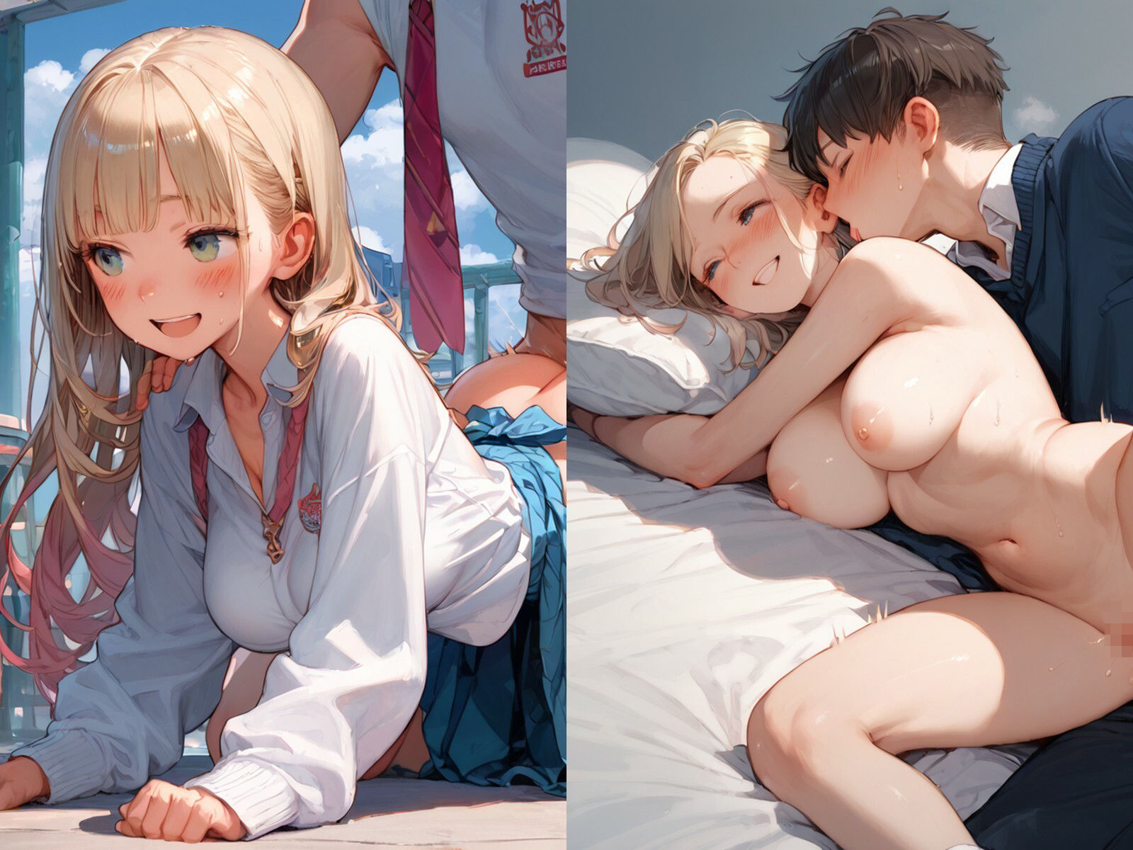 サンプル画像4:俺専属のおまんこ係になったJKと子作りしてみた(種付けレコード) [d_515756]