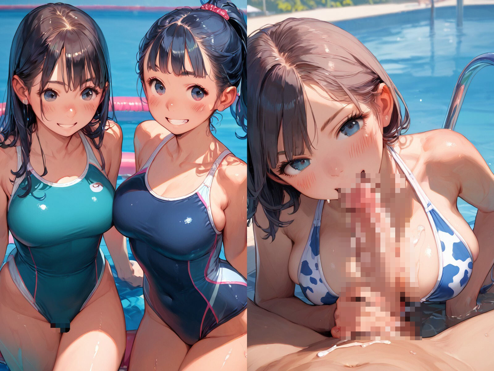 サンプル画像1:俺専属のおまんこ係になった水泳部と子作りしてみた(種付けレコード) [d_515761]