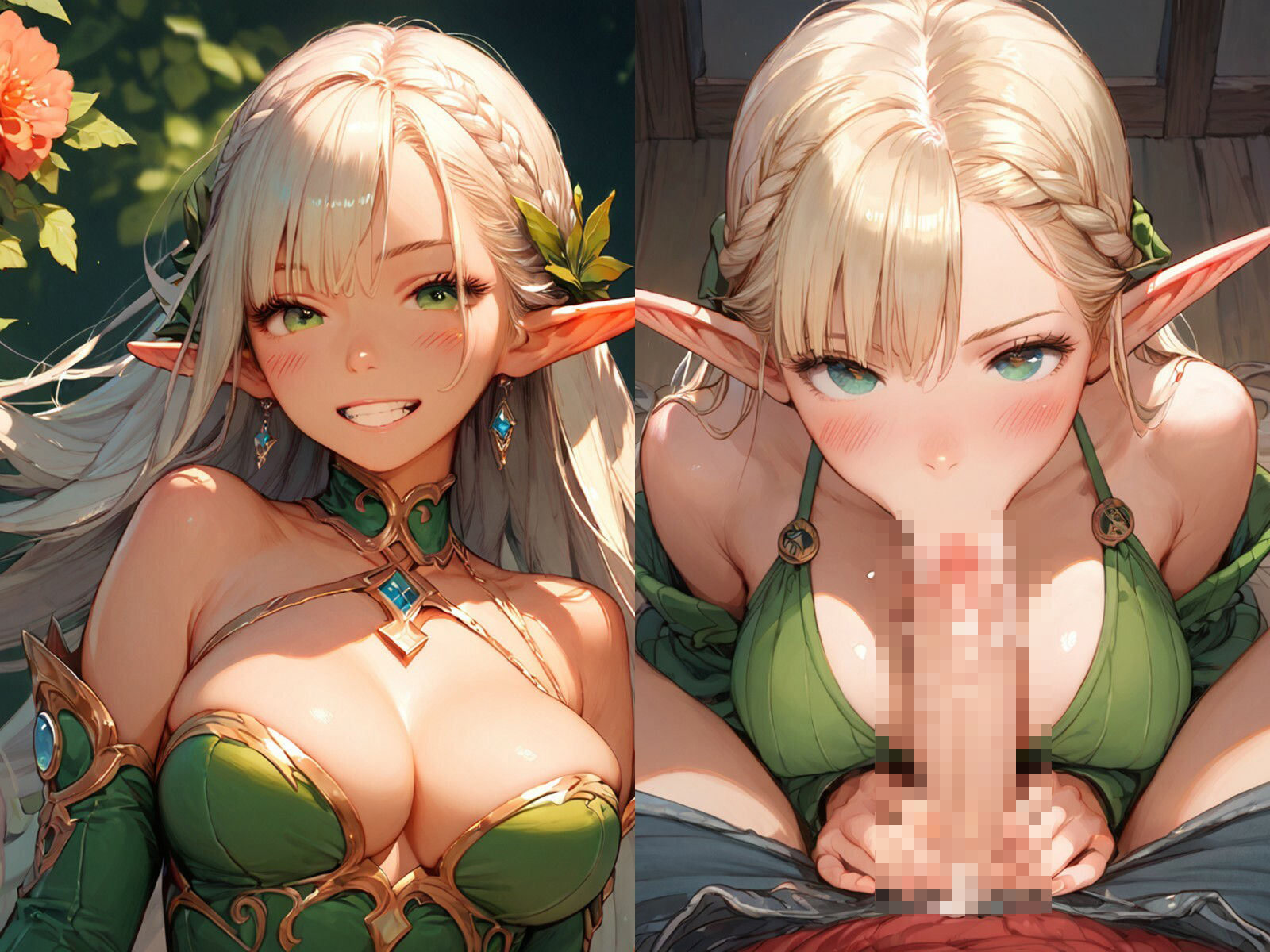 サンプル画像1:俺専属のおまんこ係になったエルフと子作りしてみた(種付けレコード) [d_515763]