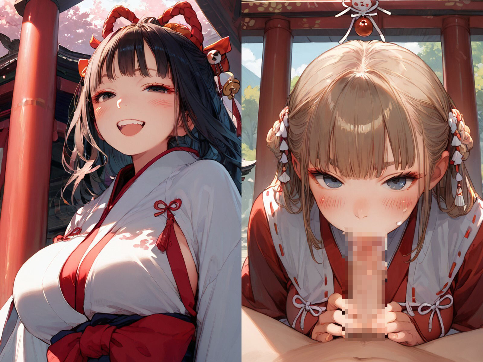 サンプル画像1:俺専属のおまんこ係になった巫女と子作りしてみた(種付けレコード) [d_515765]