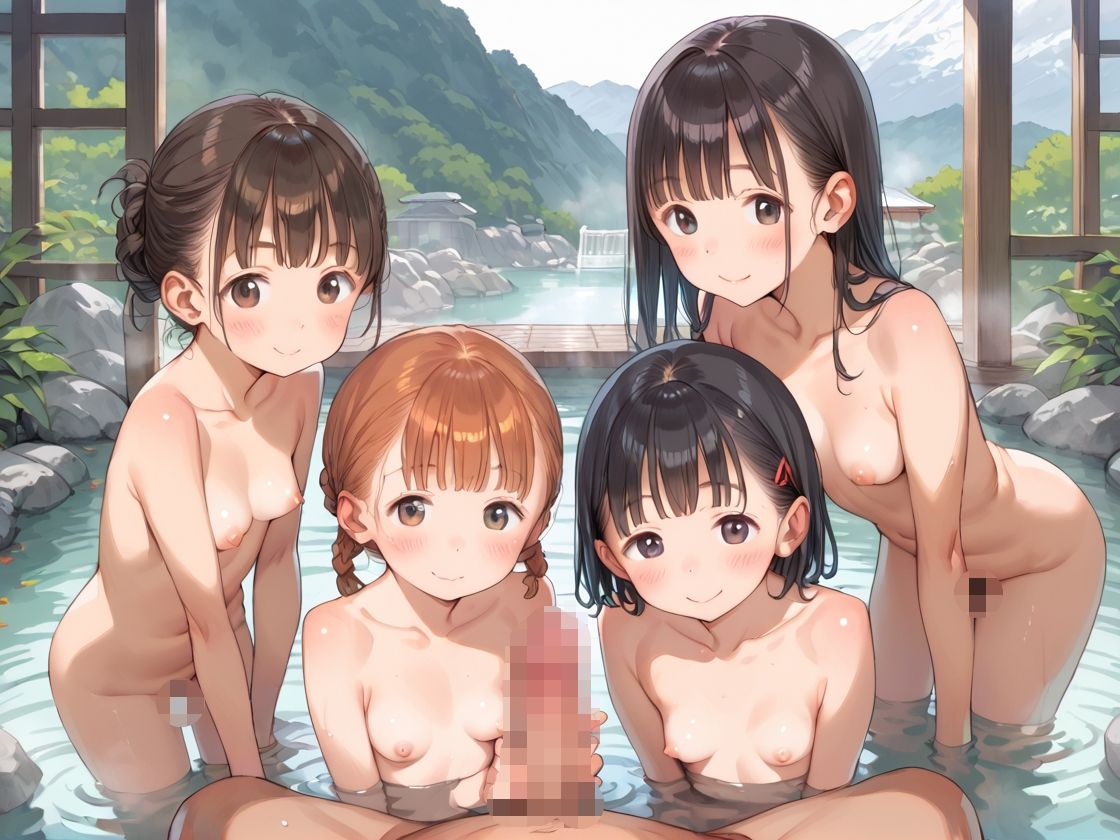 サンプル画像4:姪っ子ハーレム 銭湯で乱交エッチ(あん肝ぽんず) [d_515771]