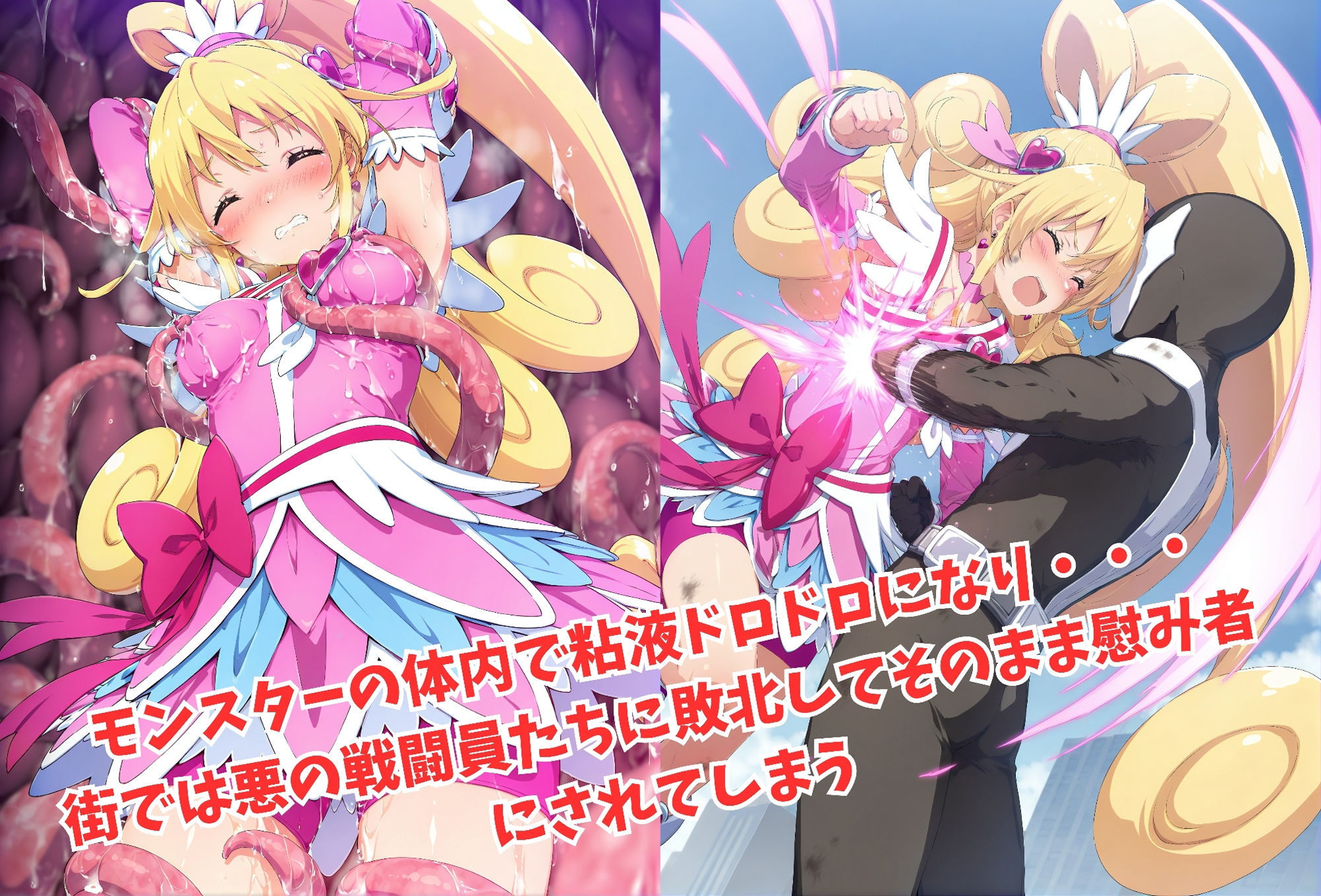 サンプル画像3:がんばれ！ハートちゃん☆(絵心あいのAI生成アトリエ) [d_515794]