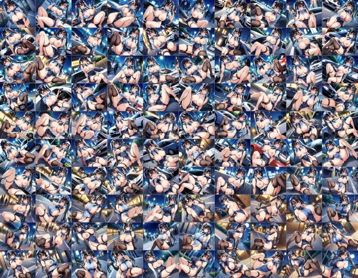 サンプル画像1:【訳あり】ロイヤリティフリー・パッケージ画像素材集:いけないポリスちゃん【通常編】(のー☆ぶらんど) [d_515795]