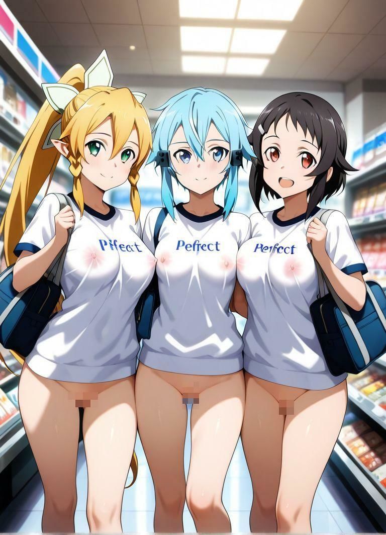 サンプル画像4:全裸登校-SAOヒロインず-(AI-666-) [d_515798]