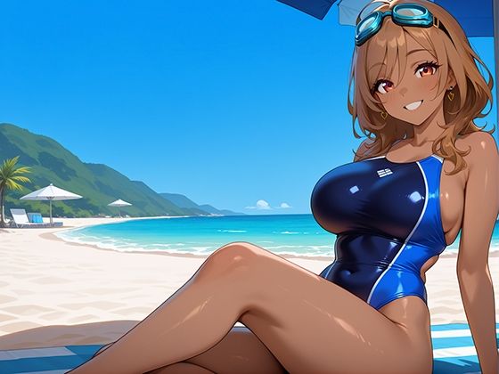 サンプル画像3:性愛学園 競泳水着ギャル(マジカルきなこ) [d_515813]