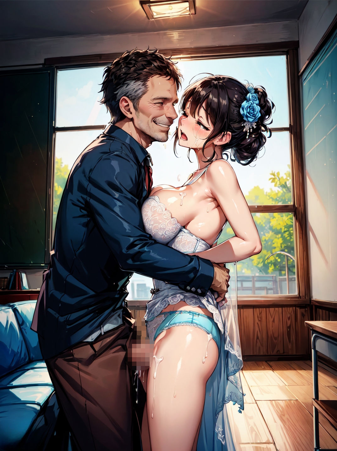 サンプル画像1:挙式前、親族に犯●れた花嫁3(studio1111) [d_515947]