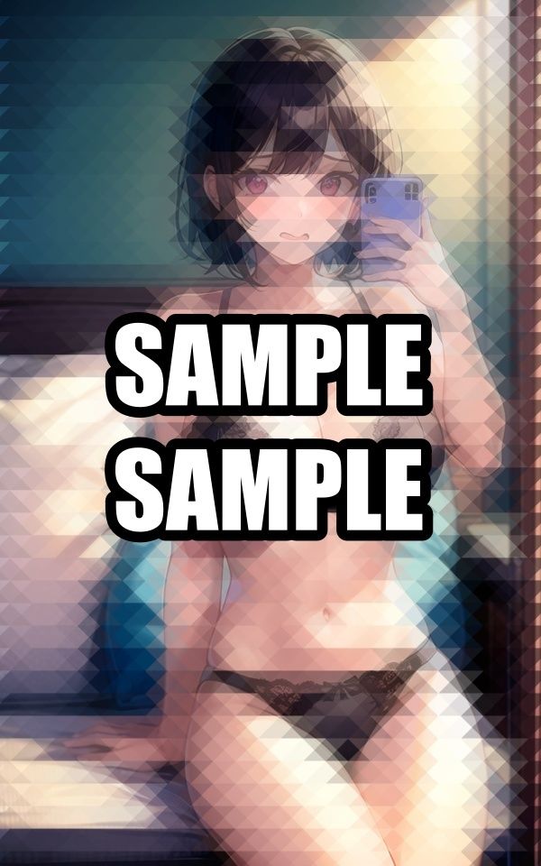 自撮りをしちゃう裏垢美女イラスト集の画像7