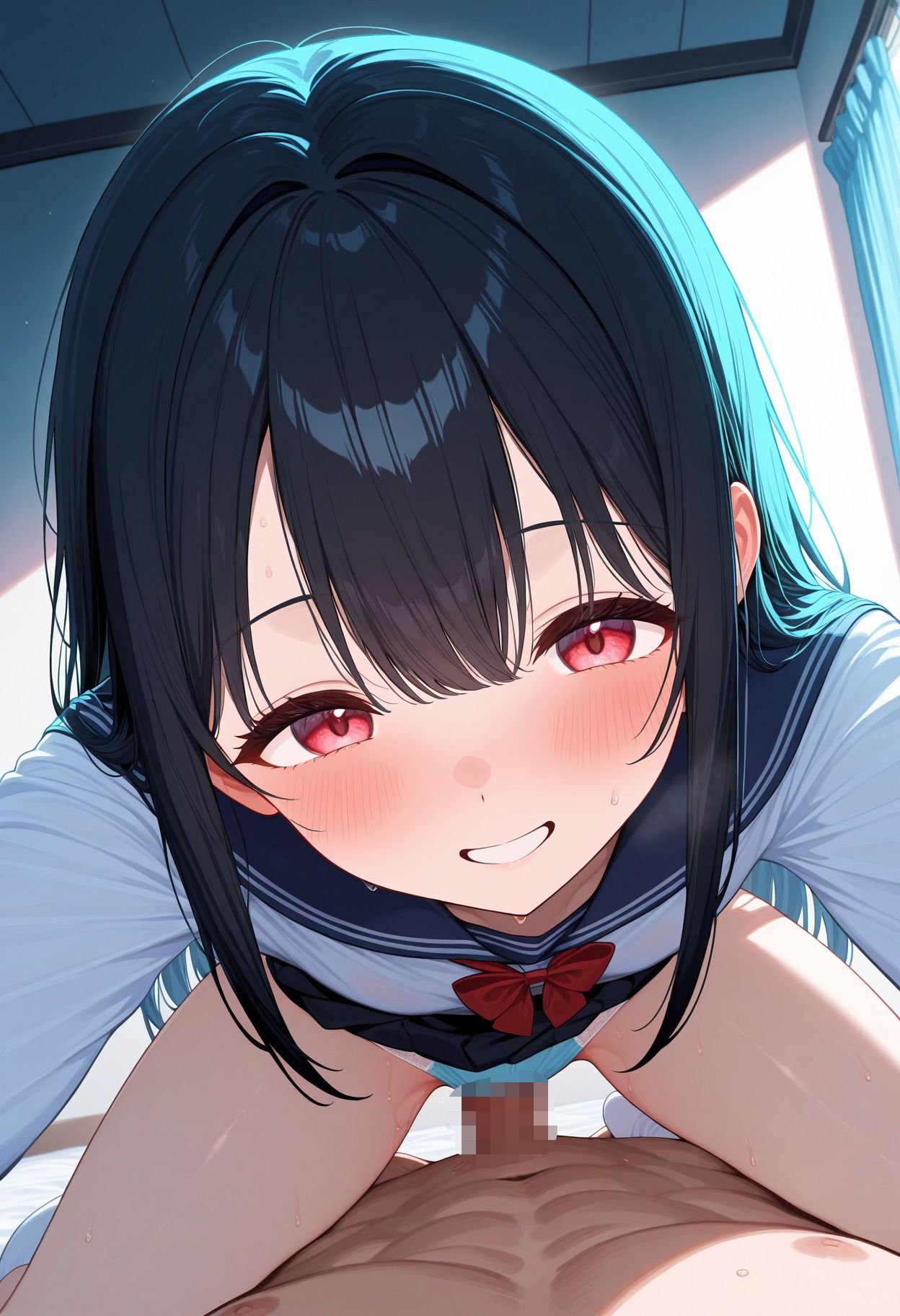 サンプル画像1:ロり妹に種付け お兄ちゃん！早く起きてシよ？(くみん) [d_516106]