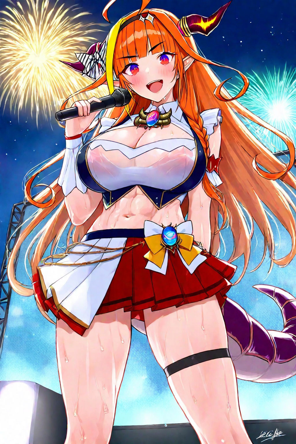 サンプル画像1:桐生ココ  オ◯ニーライブ(AIホロアートワークス) [d_516156]