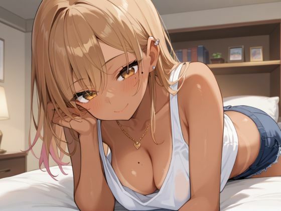 サンプル画像2:黒ギャル新卒物語(ムチムチラボ) [d_516178]