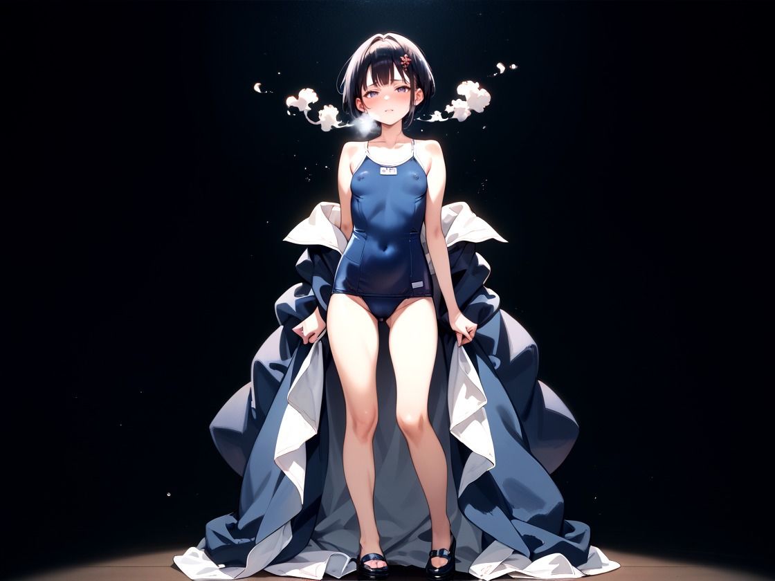 サンプル画像1:貧乳も巨乳もまとめて種付け スク水に顔射支配(デスピール) [d_516196]