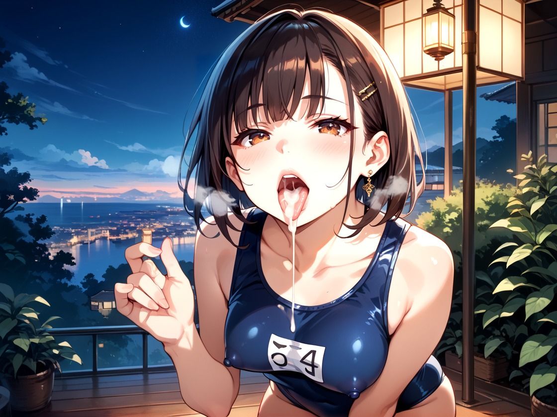 サンプル画像5:貧乳も巨乳もまとめて種付け スク水に顔射支配(デスピール) [d_516196]