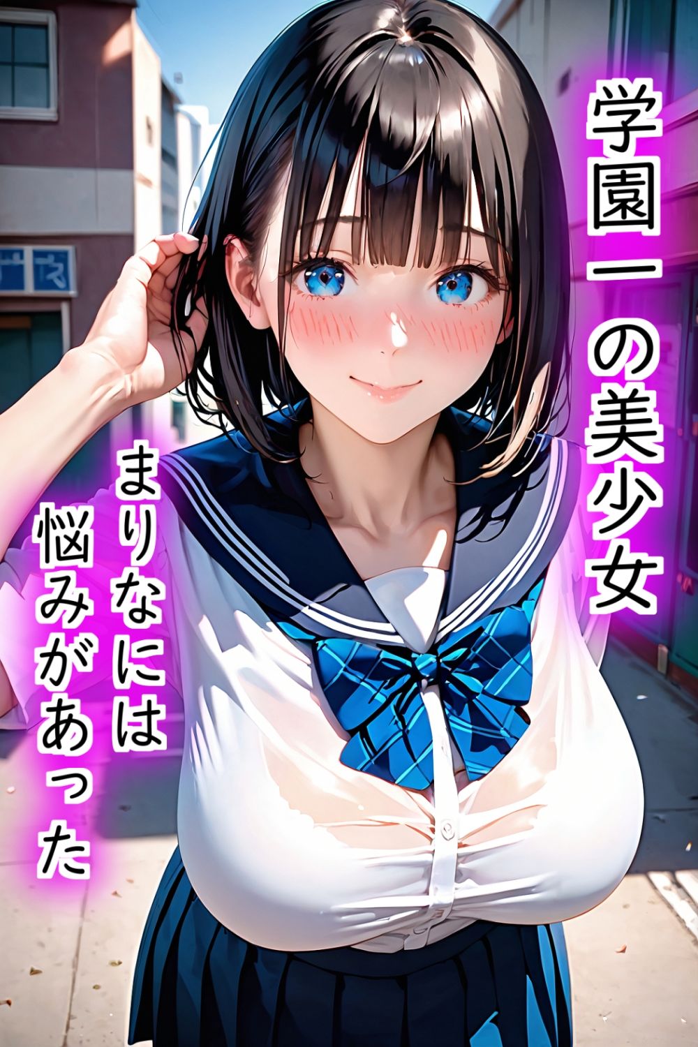 サンプル画像1:JカップJK淫乱快楽堕ち〜オジサンと朝までハメ撮り生セックス〜(AI_beautiful_women) [d_516202]