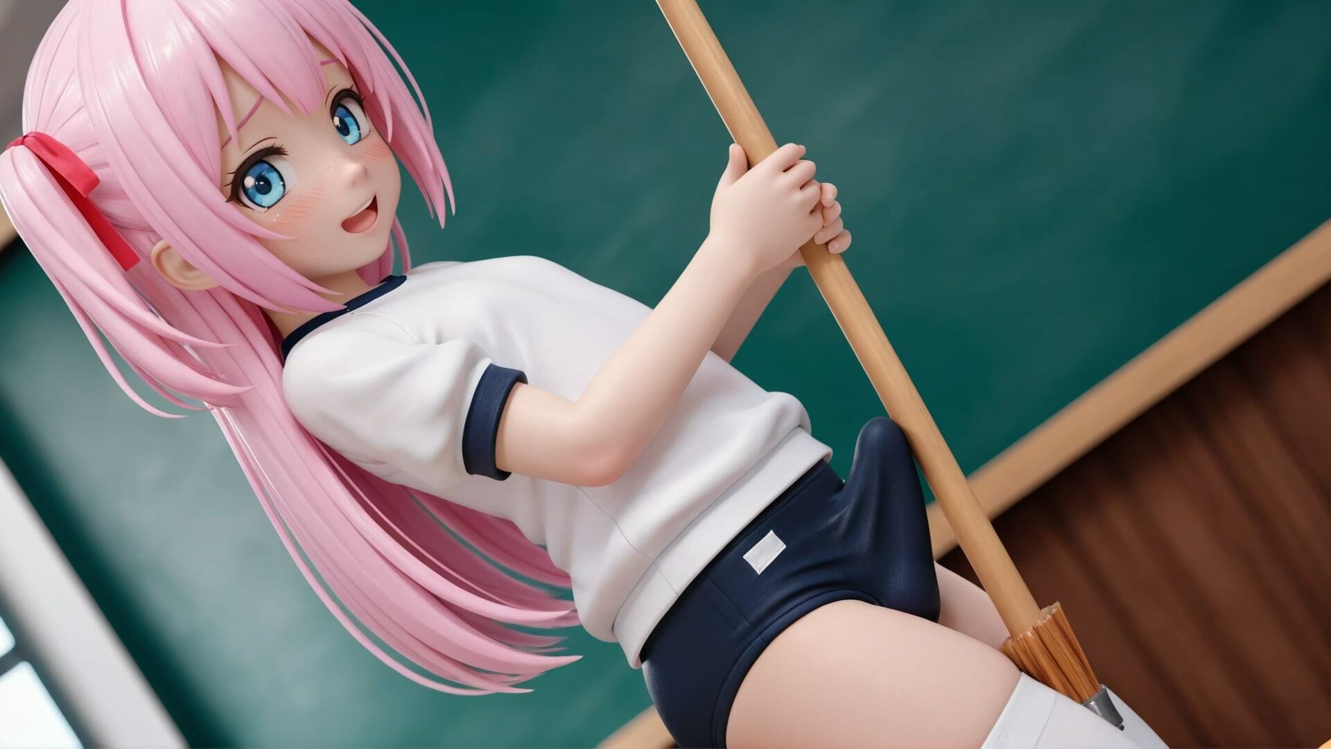 サンプル画像1:男の娘ほうき遊び(The End of Eternity) [d_516204]