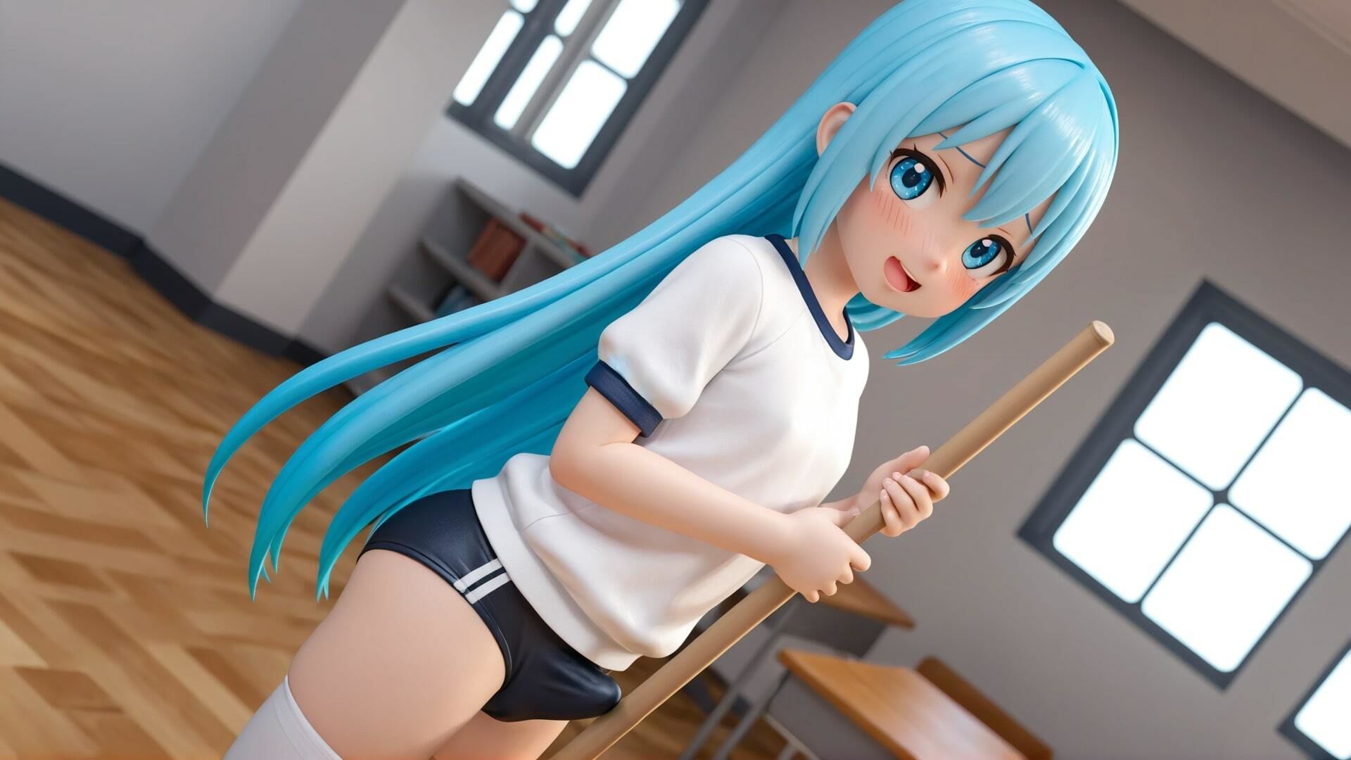 サンプル画像2:男の娘ほうき遊び(The End of Eternity) [d_516204]