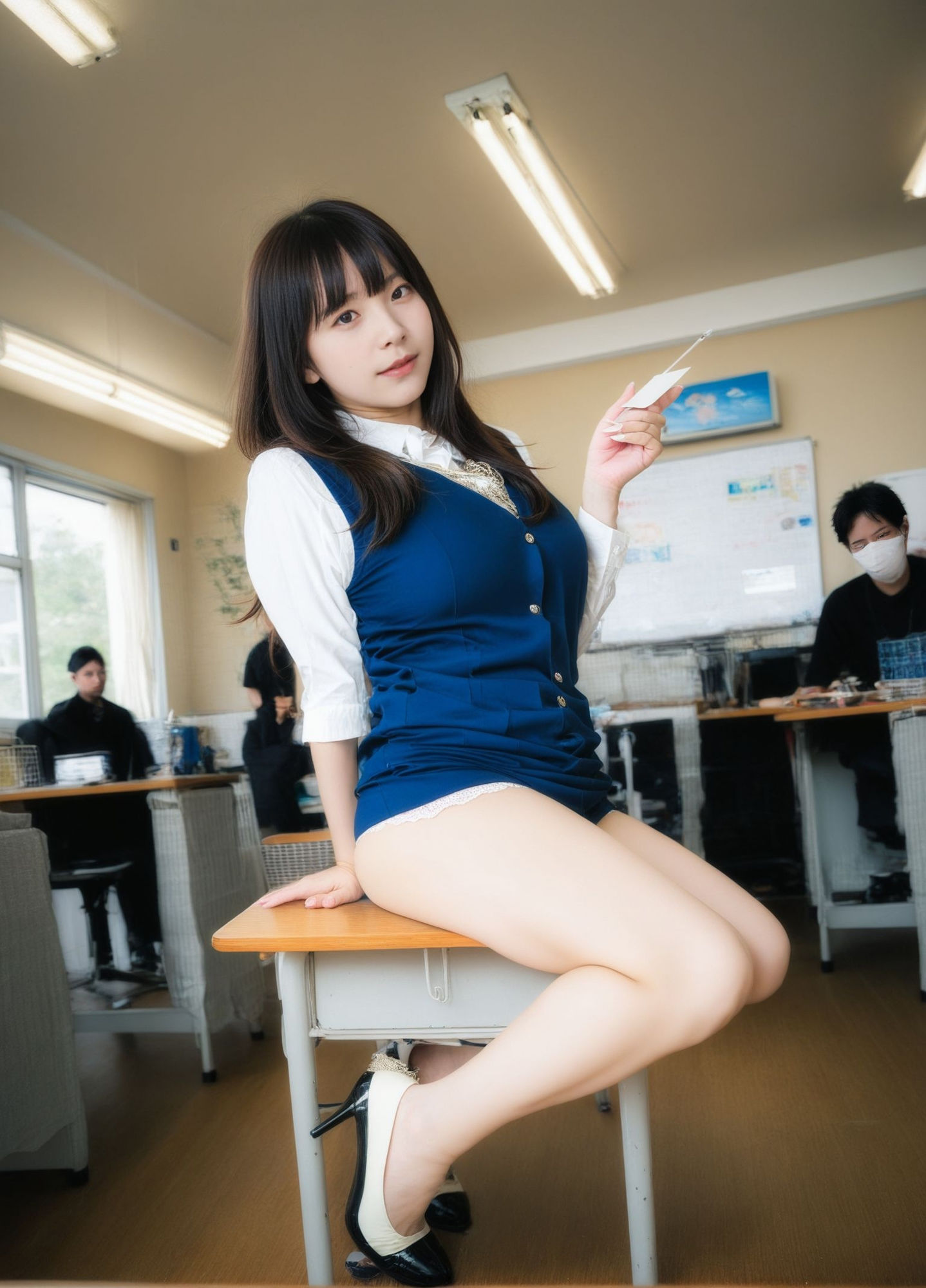 サンプル画像2:あんなこと、こんなこと、叶えてくれる都合のいいオフィスレディ2(AIドルオフィス) [d_516238]