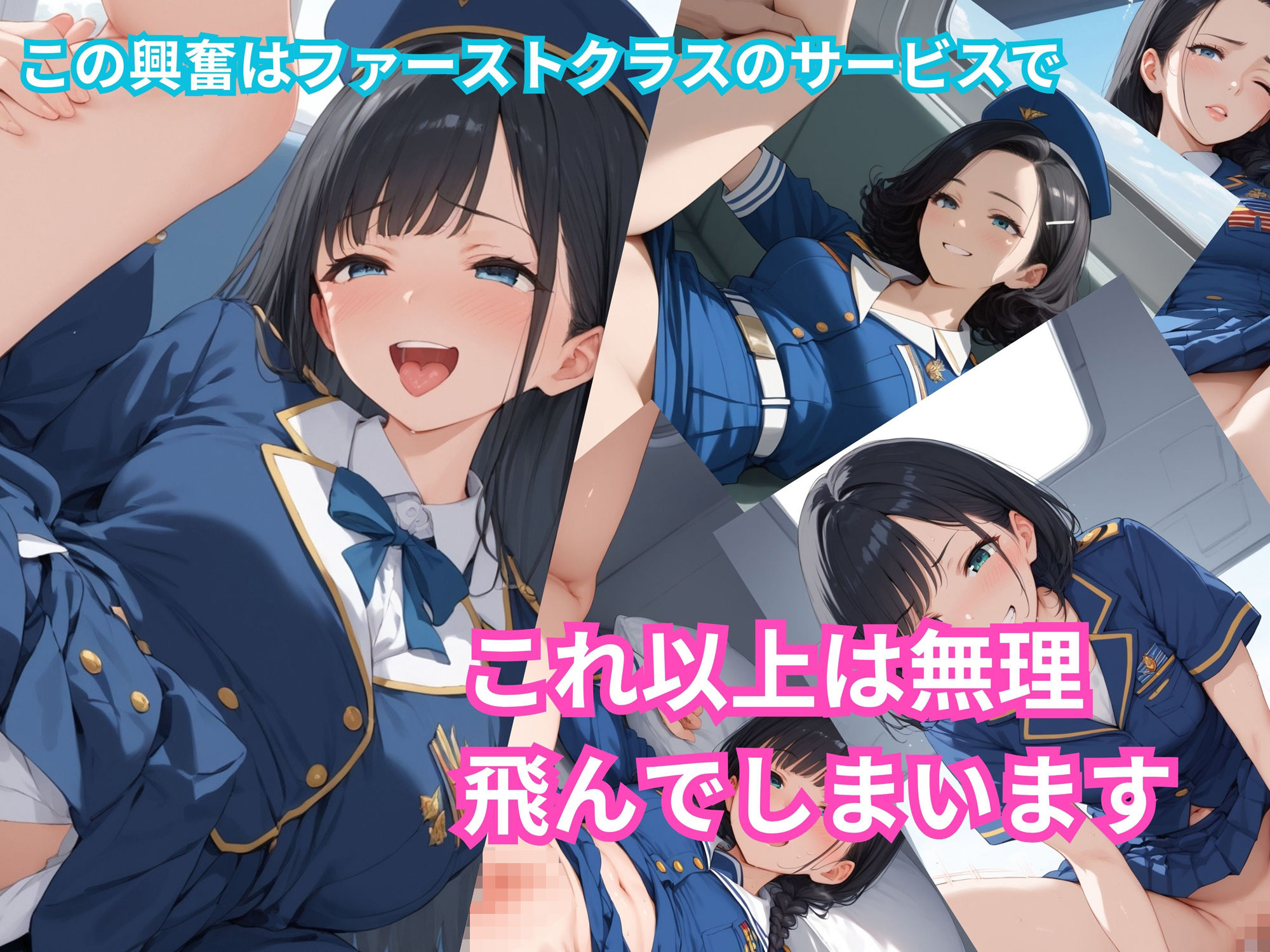 サンプル画像5:スチュワーデス養成学校(パンプキンちゃん) [d_516245]