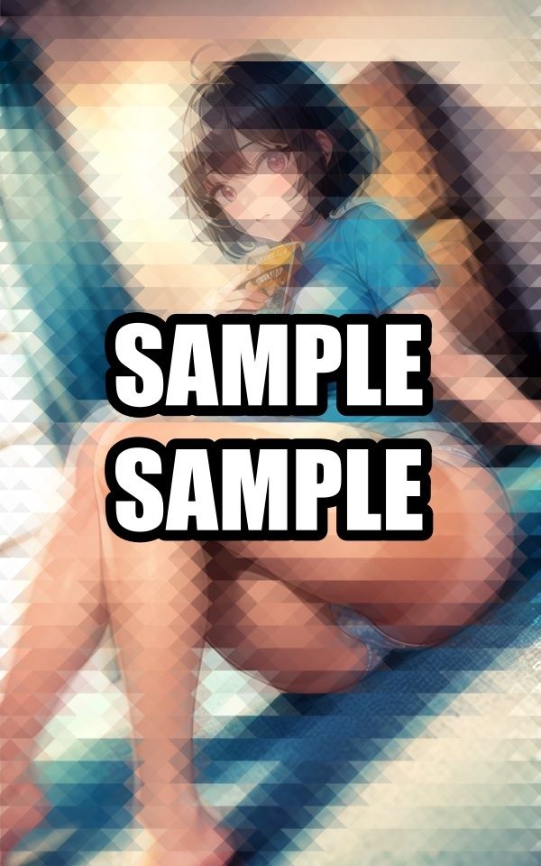 日焼けをしている読書美女イラスト集の画像8