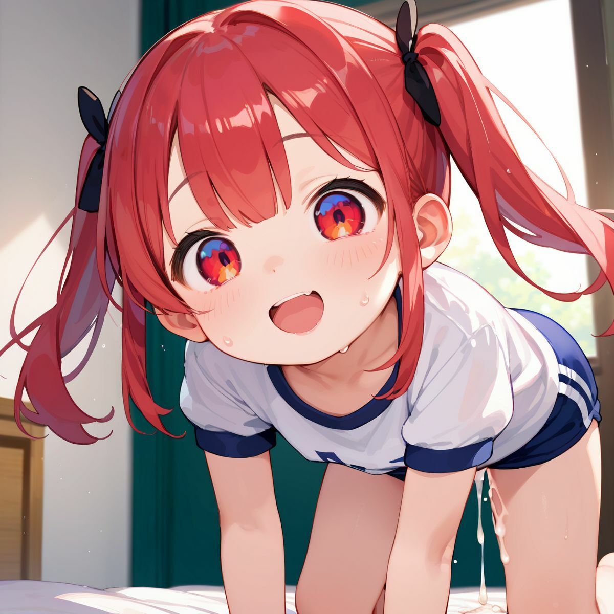 サンプル画像6:ブルマカフェで姪っ子といちゃらぶS●X03(ロリもち) [d_516288]