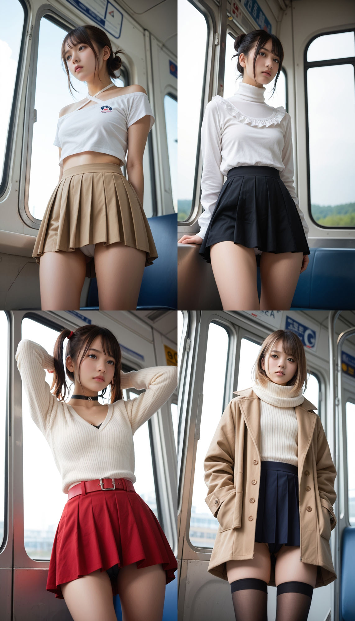 サンプル画像3:妄想観察〜普段見れないエロい『景色』〜 Vol.1 電車でパンチラ胸チラ(妄想請負人) [d_516314]