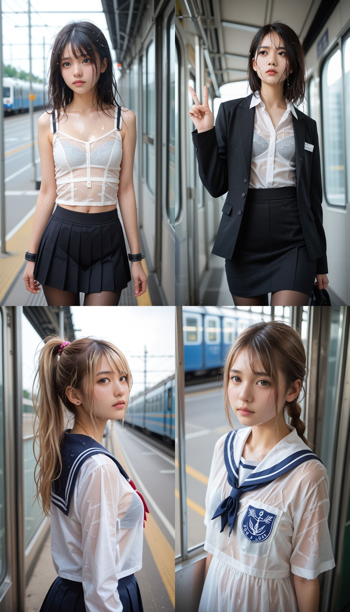 サンプル画像5:妄想観察〜普段見れないエロい『景色』〜 Vol.1 電車でパンチラ胸チラ(妄想請負人) [d_516314]