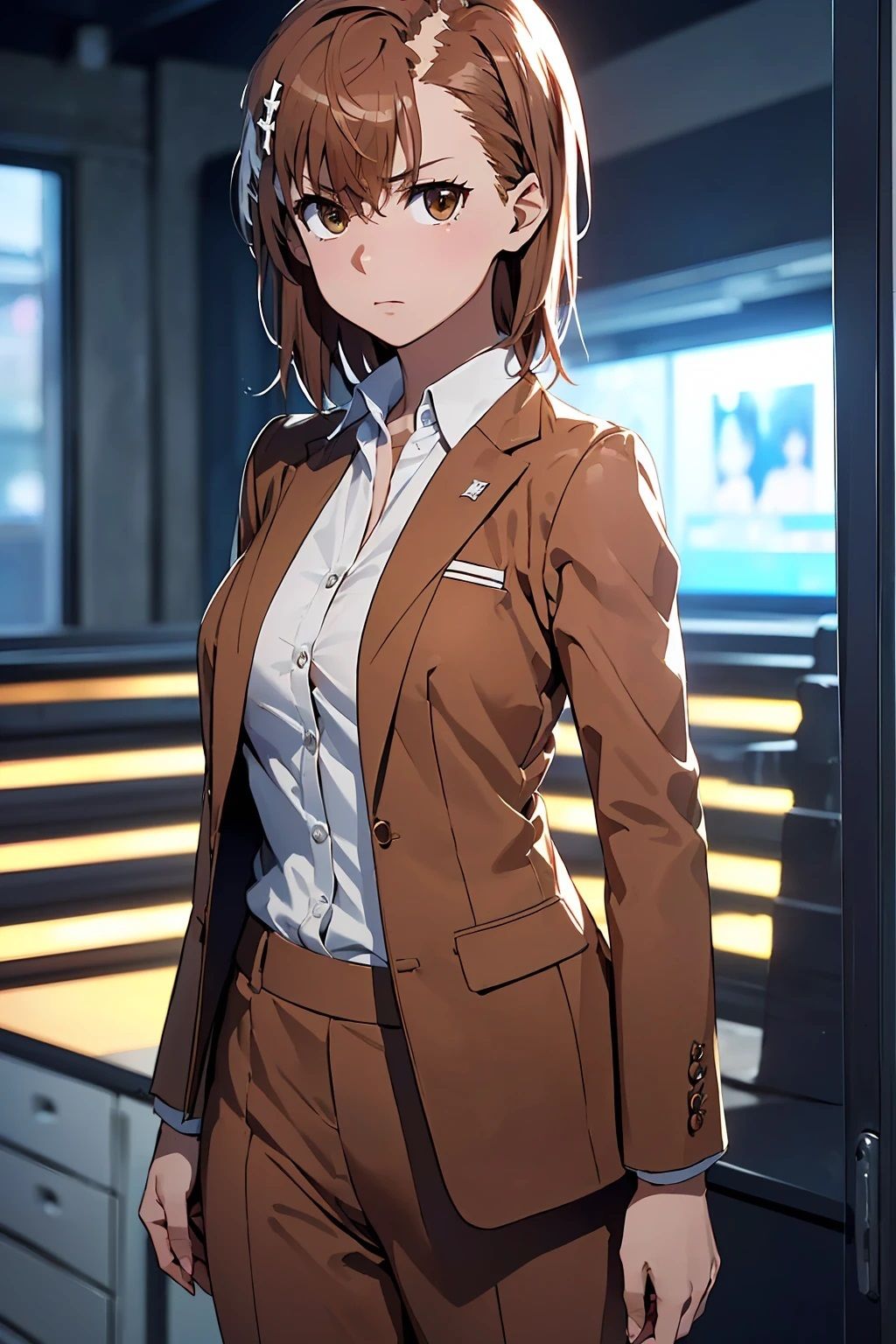 サンプル画像1:御坂〇琴  OLスーツコス（120枚）(ひぐまアート) [d_516375]