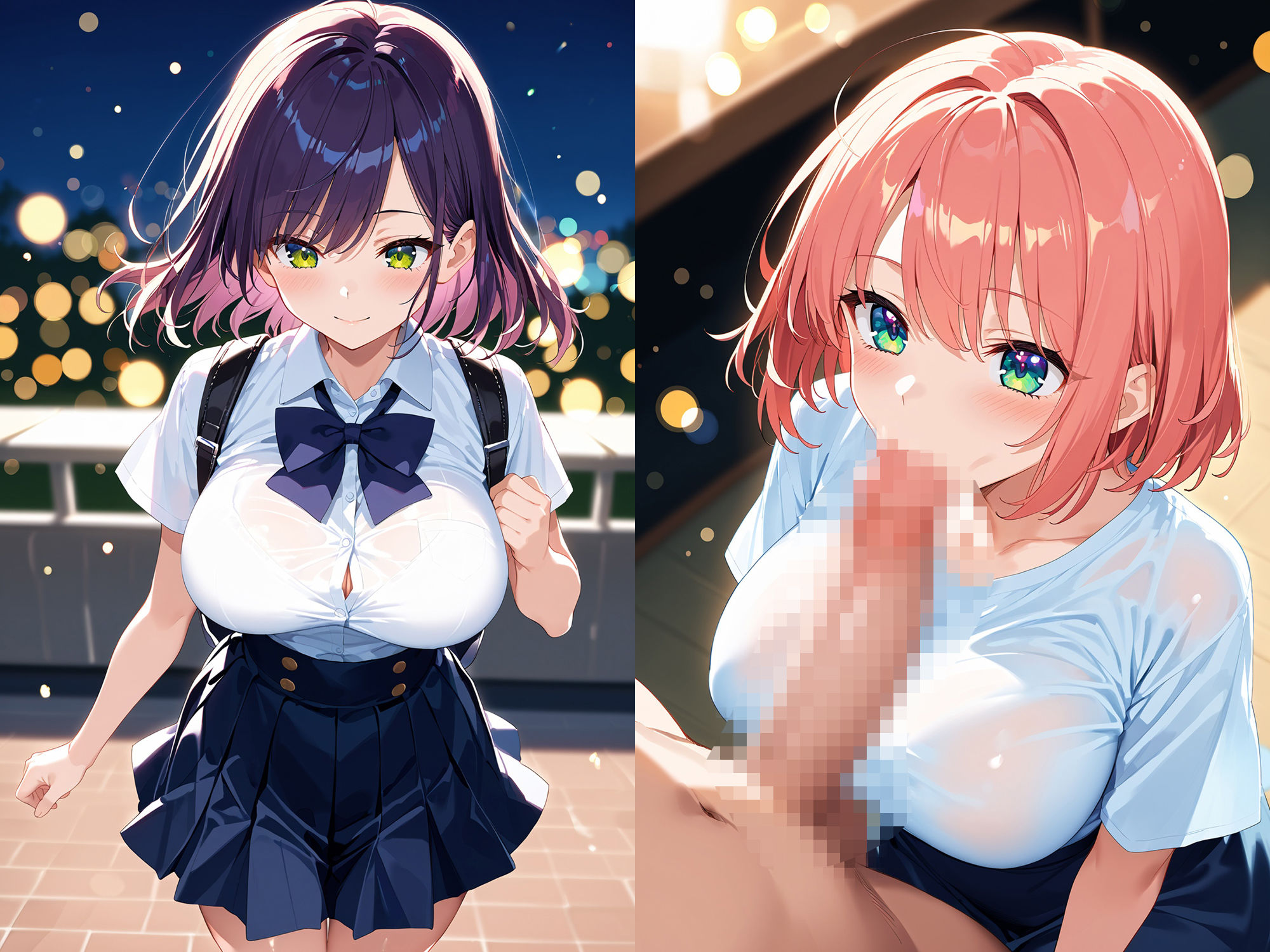 サンプル画像2:性処理のバイトを募集したら巨乳女子校生が来ちゃった件(夢絵織) [d_516464]