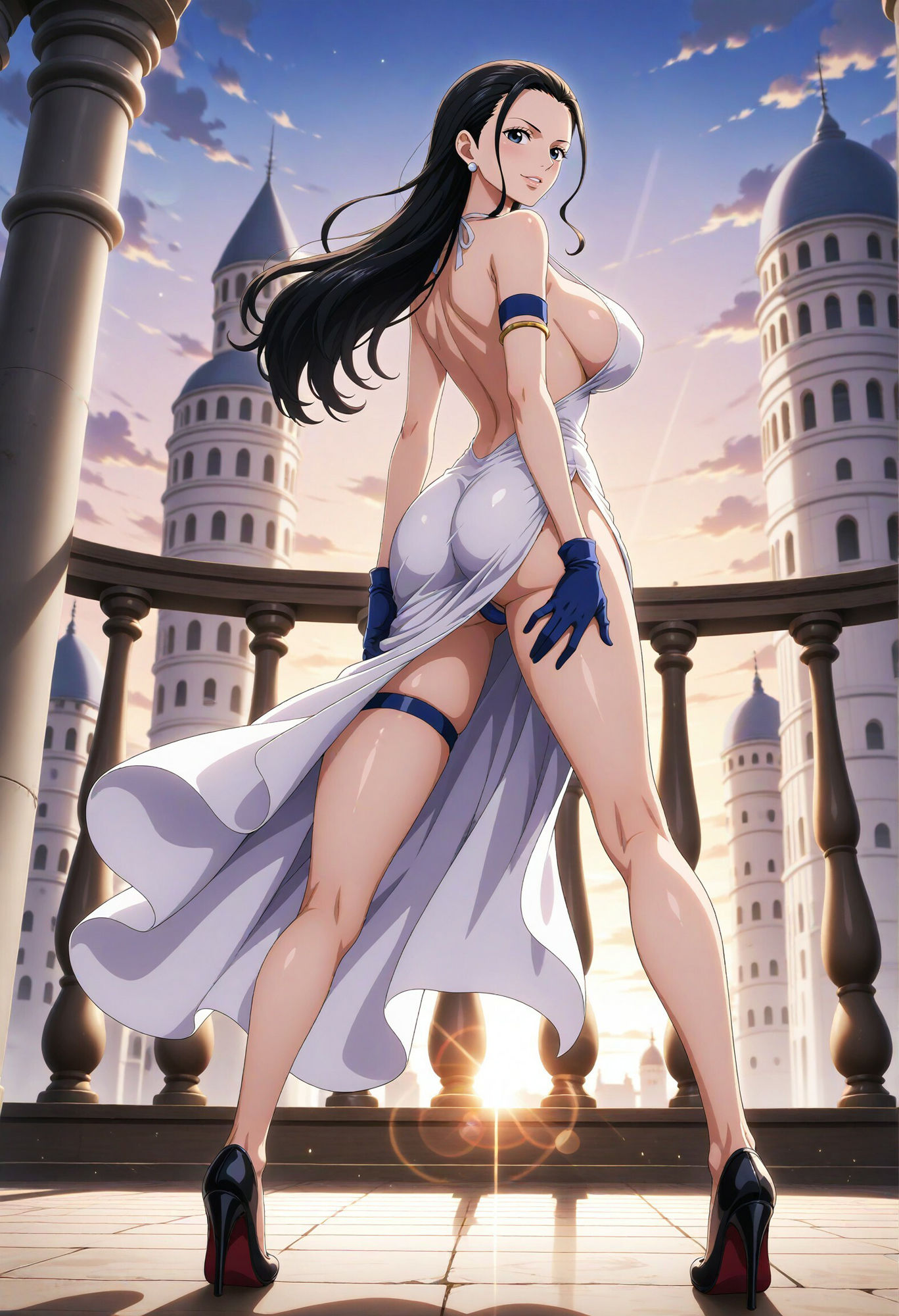 サンプル画像1:ニコ・ロビンの 解放的な夏(お宝ガールズ) [d_516589]