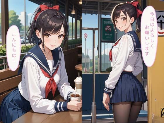 サンプル画像2:同級生では物足りない美少女J〇の淫らな放課後！〜ポニテJ〇編〜(いちごパイ) [d_516645]