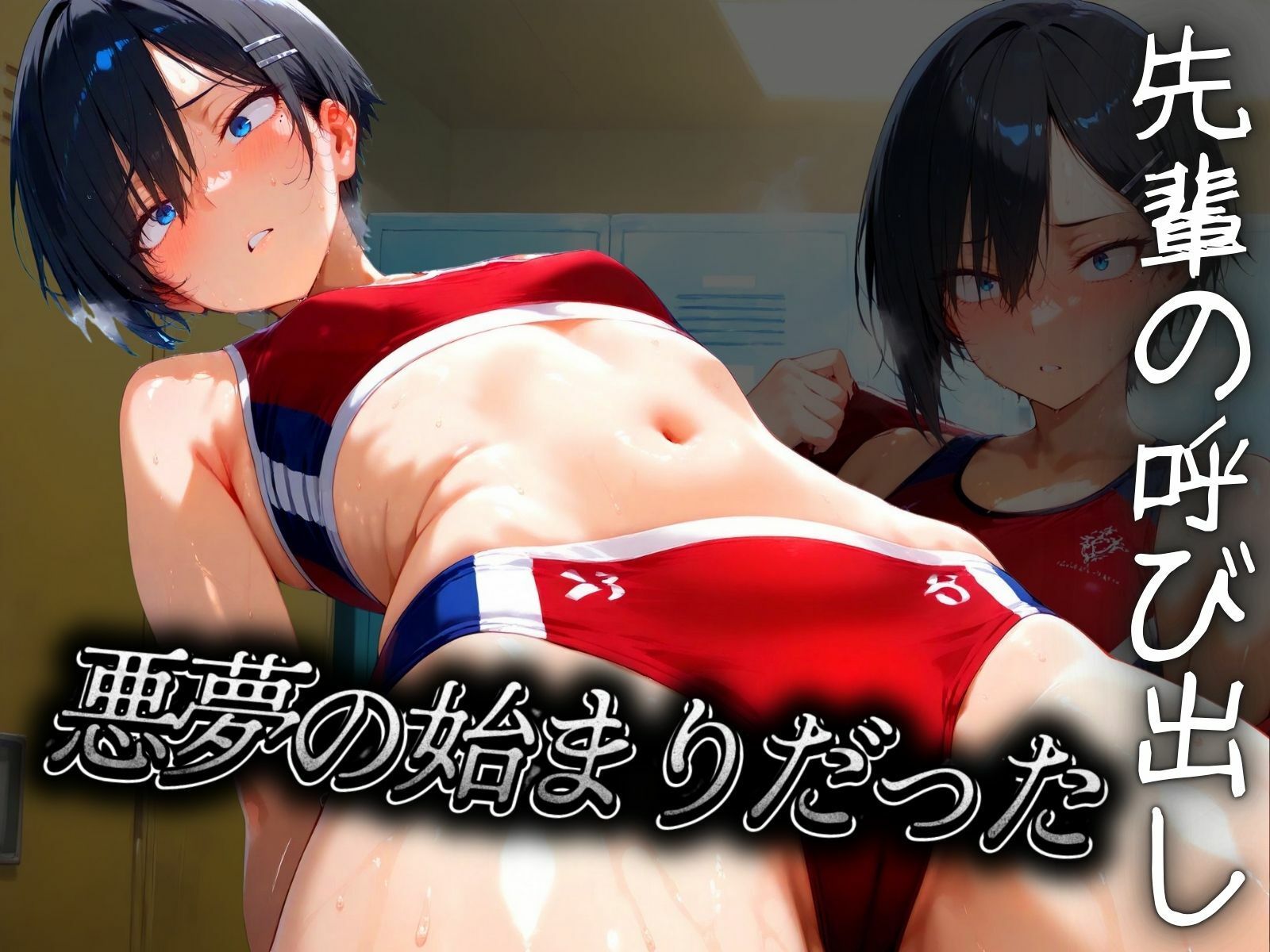 サンプル画像1:孕むまで帰さない 〜先輩に食われた新人陸上部〜(AIスイミング) [d_516777]