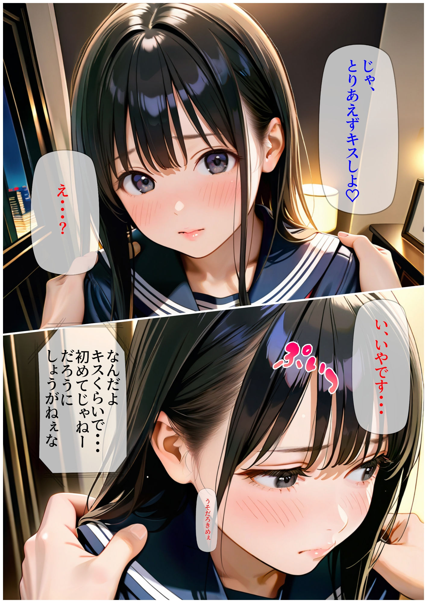 サンプル画像1:2年xx組かりんちゃんは夜のJK(2年xx組) [d_516803]